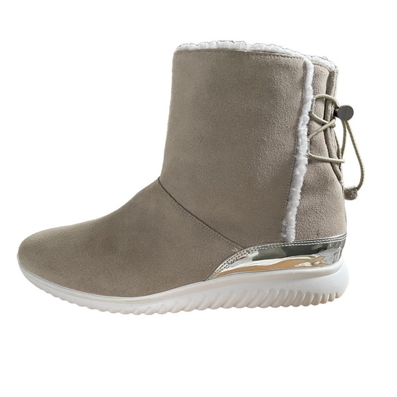 COLE Haan  Studio Grand  waterproof
Pull on boot dove suede/Faux shearling 7B - Picture 3 of 9